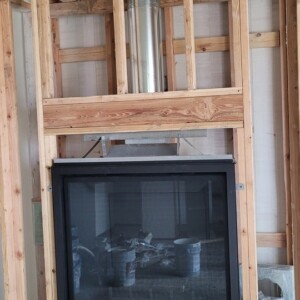 Gas Fireplace Installation at Henry's Fork Preserve in Rexburg